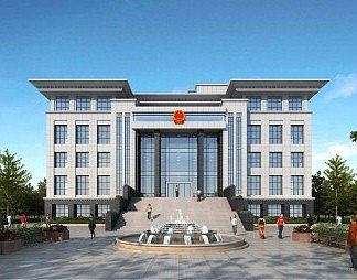 现代办公楼3D模型下载