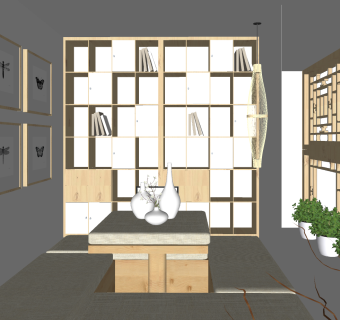 日式榻榻米茶室