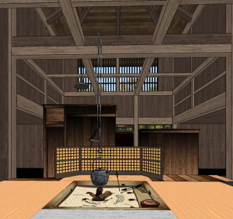 日式榻榻米茶室
