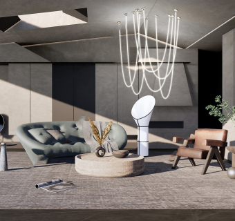 侘寂风家居客厅