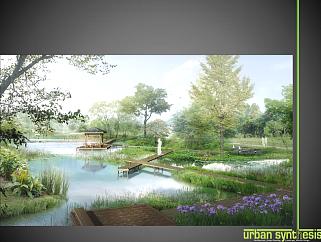遂宁席吴二洲生态湿地公园圣平岛概念性规划方案