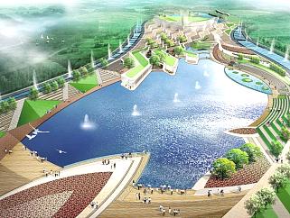 青岛世界园艺博览会修建性详细规划中区天水地池方案