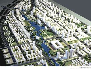 北京通州新城南部城区城市设计