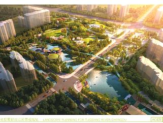 成都郫县沱江河概念规划