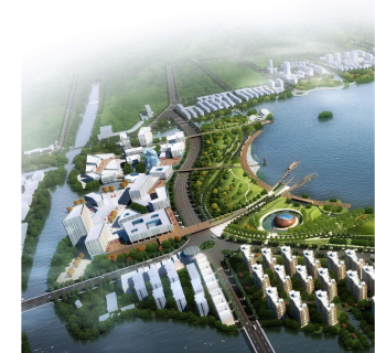 绍兴县“一轴一湖”城市设计之瓜渚湖设计