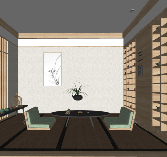 日式榻榻米茶室