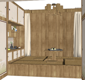 日式榻榻米茶室