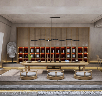 日式榻榻米茶室