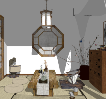 日式榻榻米茶室