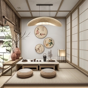 新中式榻榻米茶室