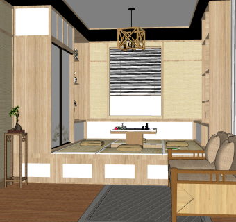 日式榻榻米茶室