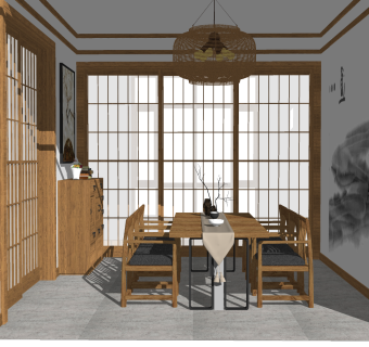 日式榻榻米茶室