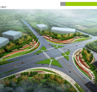 宜兴市环科园道路景观规划与改造设计
