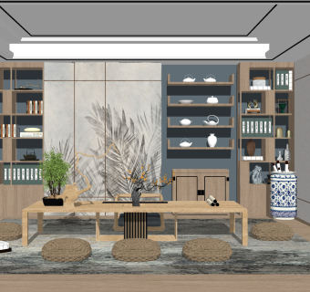 日式榻榻米茶室