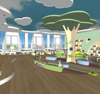 现代幼儿园教室