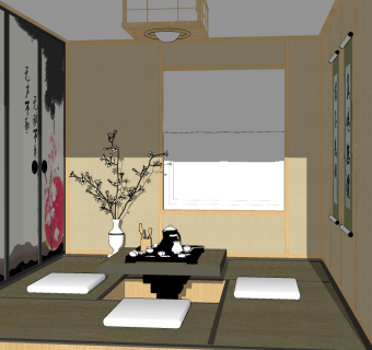 日式榻榻米茶室