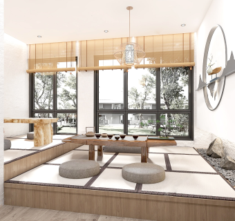 日式榻榻米茶室