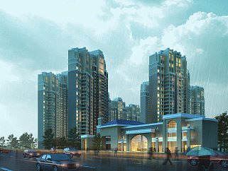 凤凰置业南京赛虹桥房地产项目建筑规划设计方案
