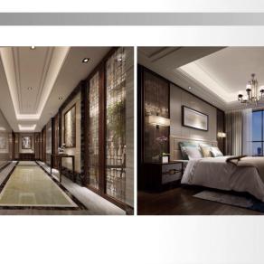 新中式别墅软装设计方案