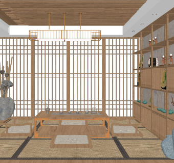 日式榻榻米茶室