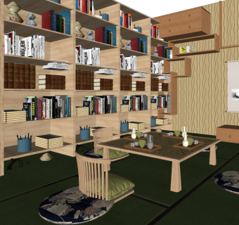 日式榻榻米茶室