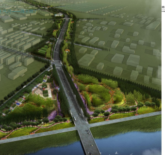 胶南市上海路道路景观工程设计