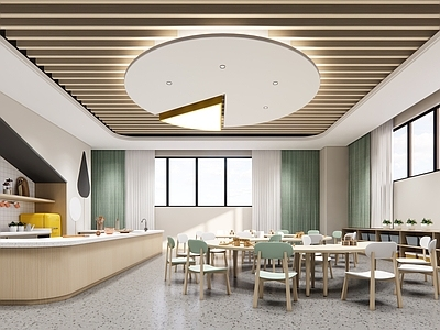 现代幼儿园烘培教室