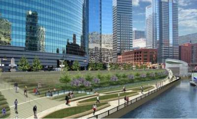 Chicago Riverwalk Main Branch Framework Plan