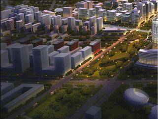 郑州郑东新区及经开区概念规划设计