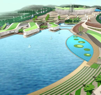 青岛世界园艺博览会修建性详细规划中区天水地池方案