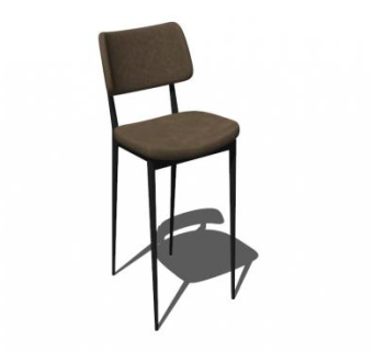 工业吧椅SU模型下载_sketchup草图大师SKP模型