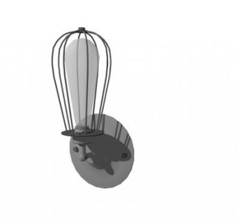 工业壁灯sketchup模型下载_sketchup草图大师SKP模型