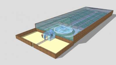 蔬菜大棚sketchup模型下载_sketchup草图大师SKP模型