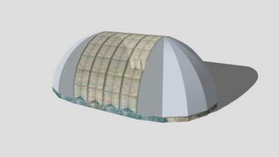 小型蔬菜温室大棚SU模型下载_sketchup草图大师SKP模型