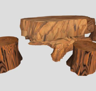 茶艺根雕SU模型下载_sketchup草图大师SKP模型