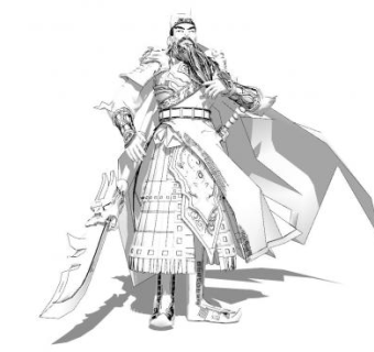 关公关羽人物雕塑SU模型下载_sketchup草图大师SKP模型