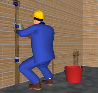 3D电气工人人物SU模型下载_sketchup草图大师SKP模型