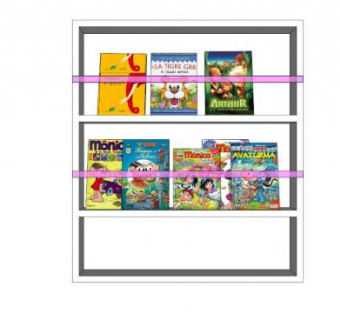 简单儿童书柜SU模型下载_sketchup草图大师SKP模型