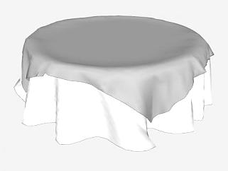 圆形餐桌椅家具sketchup模型下载_sketchup草图大师SKP模型