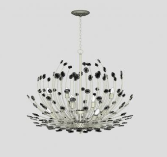 现代创意吊灯灯具SU模型下载_sketchup草图大师SKP模型