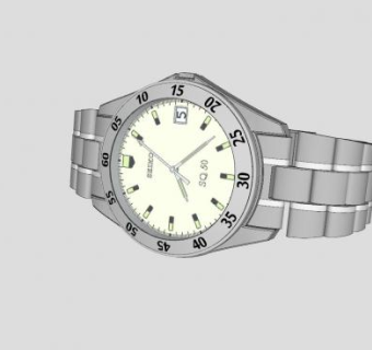 男士手表SU模型下载_sketchup草图大师SKP模型