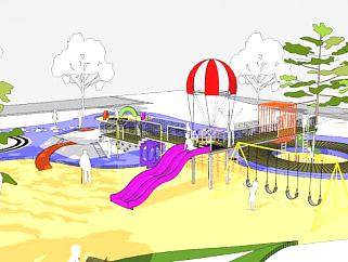 儿童游乐场设施设备sketchup模型下载_sketchup草图大师SKP模型