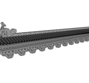 徽派马头墙屋顶SU模型下载_sketchup草图大师SKP模型
