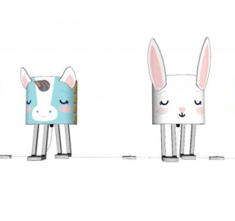 室内装饰台灯桌灯SU模型下载_sketchup草图大师SKP模型