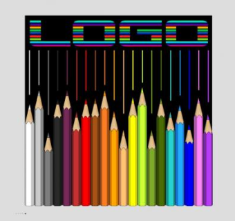 铅笔艺术背景墙SU模型下载_sketchup草图大师SKP模型