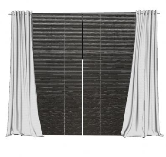 窗帘布SU模型下载_sketchup草图大师SKP模型