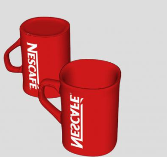 红色咖啡杯SU模型下载_sketchup草图大师SKP模型