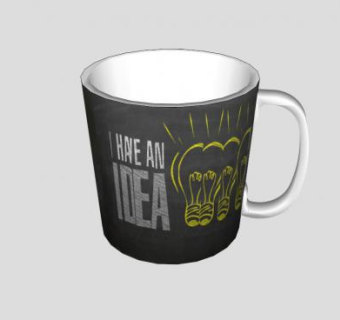 创意杯子SU模型下载_sketchup草图大师SKP模型