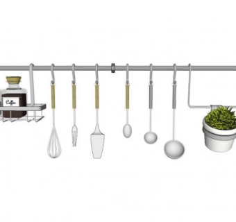 厨具架SU模型下载_sketchup草图大师SKP模型