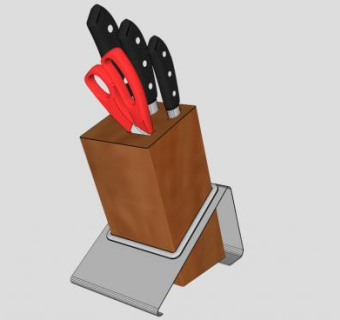 刀具剪刀SU模型下载_sketchup草图大师SKP模型